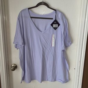 Ava & Viv V-neck Tee Size 4x NWT